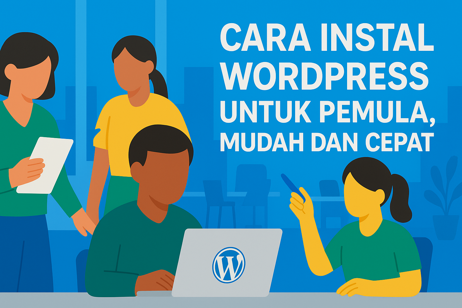 Cara Instal WordPress di Hosting (Panduan Lengkap untuk Pemula 2025)